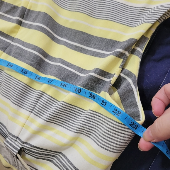 Calvin Klein Belted Striped Women's Sheath Dress 18w - Picture 4 of 10